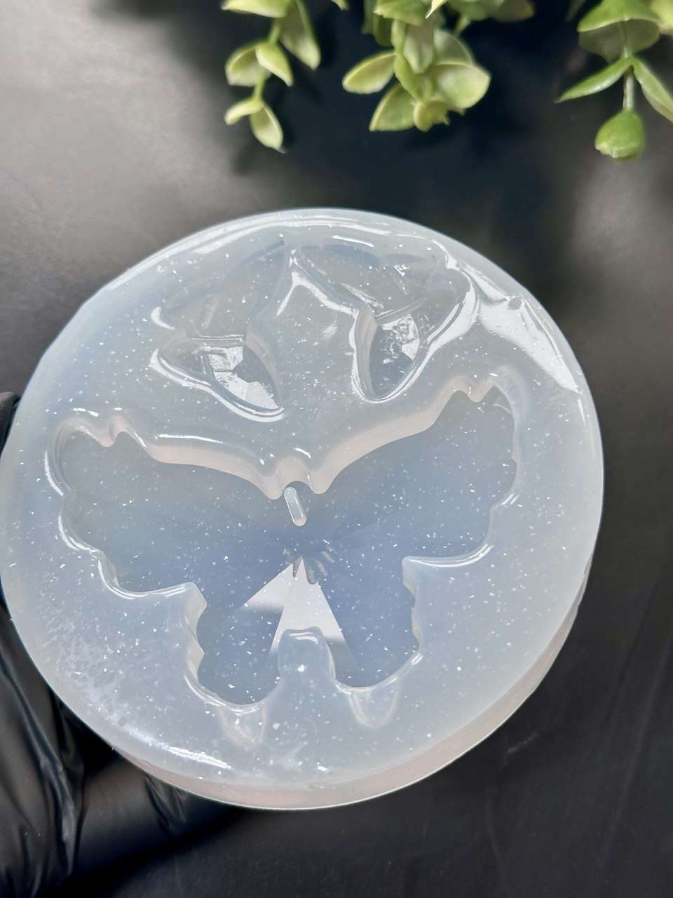 Butterfly Silicone Mold – Large and Small Crystal Texture
