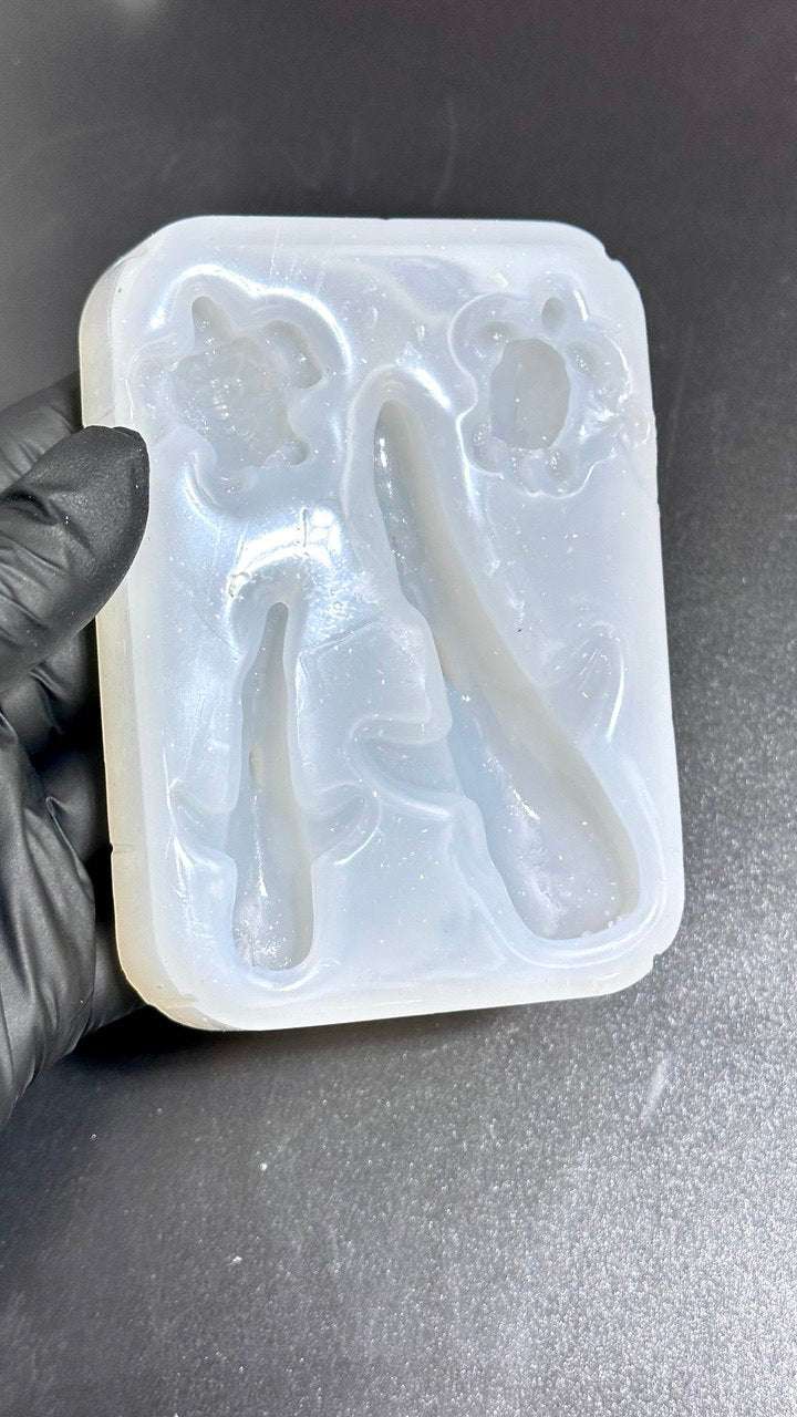 Whale and Turtle Silicone Mold – 3D Ocean Animal Resin Mold