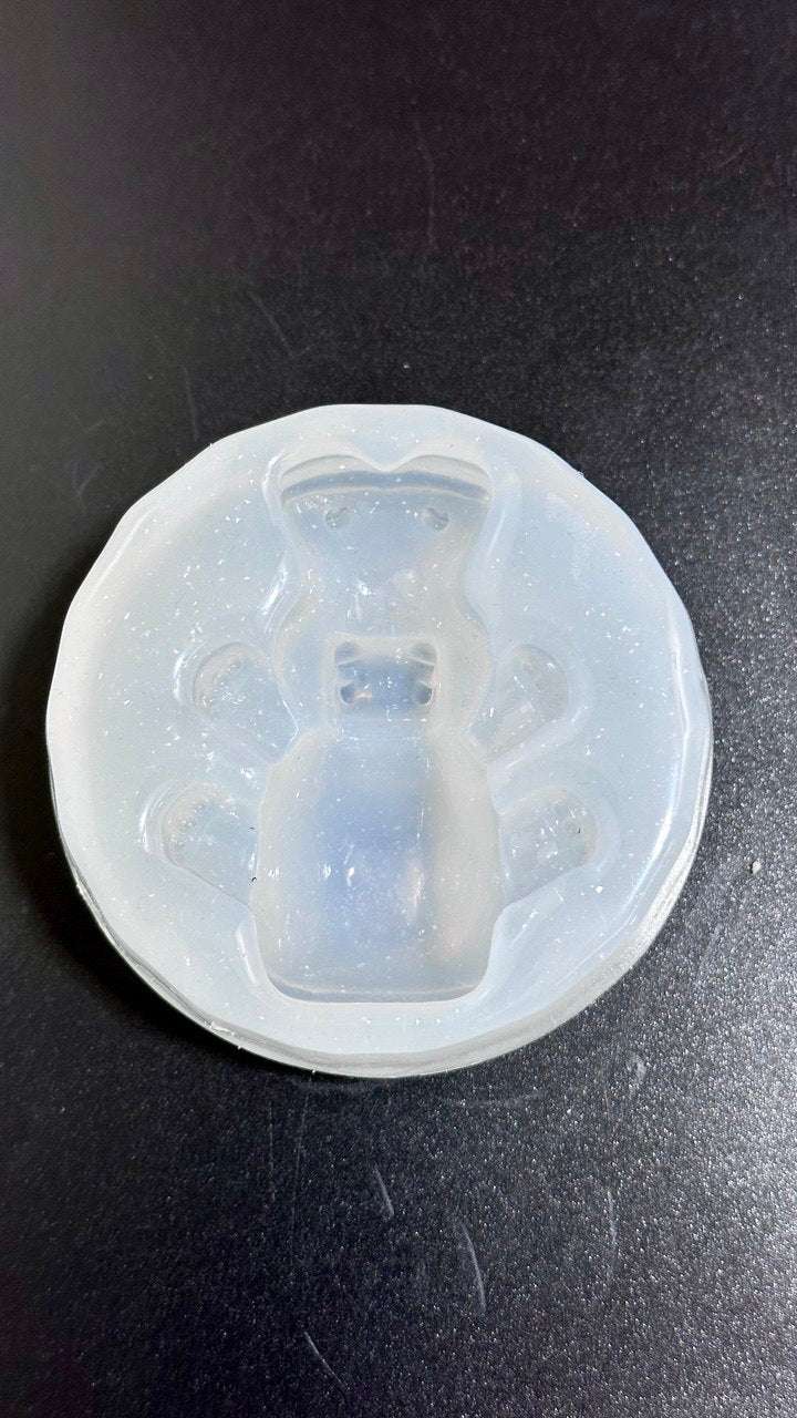 Hippo Figurine Silicone Mold: Resin Art, Miniature Hippo (5.6 cm)