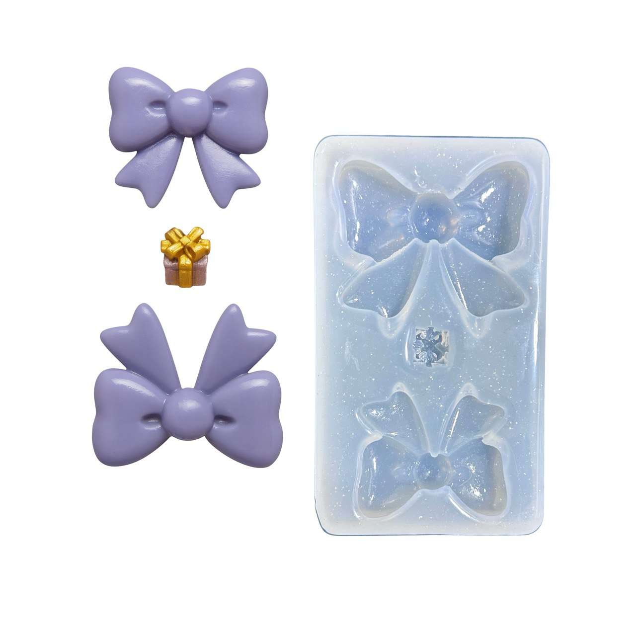 Silicone Mold: Bow Shape Resin