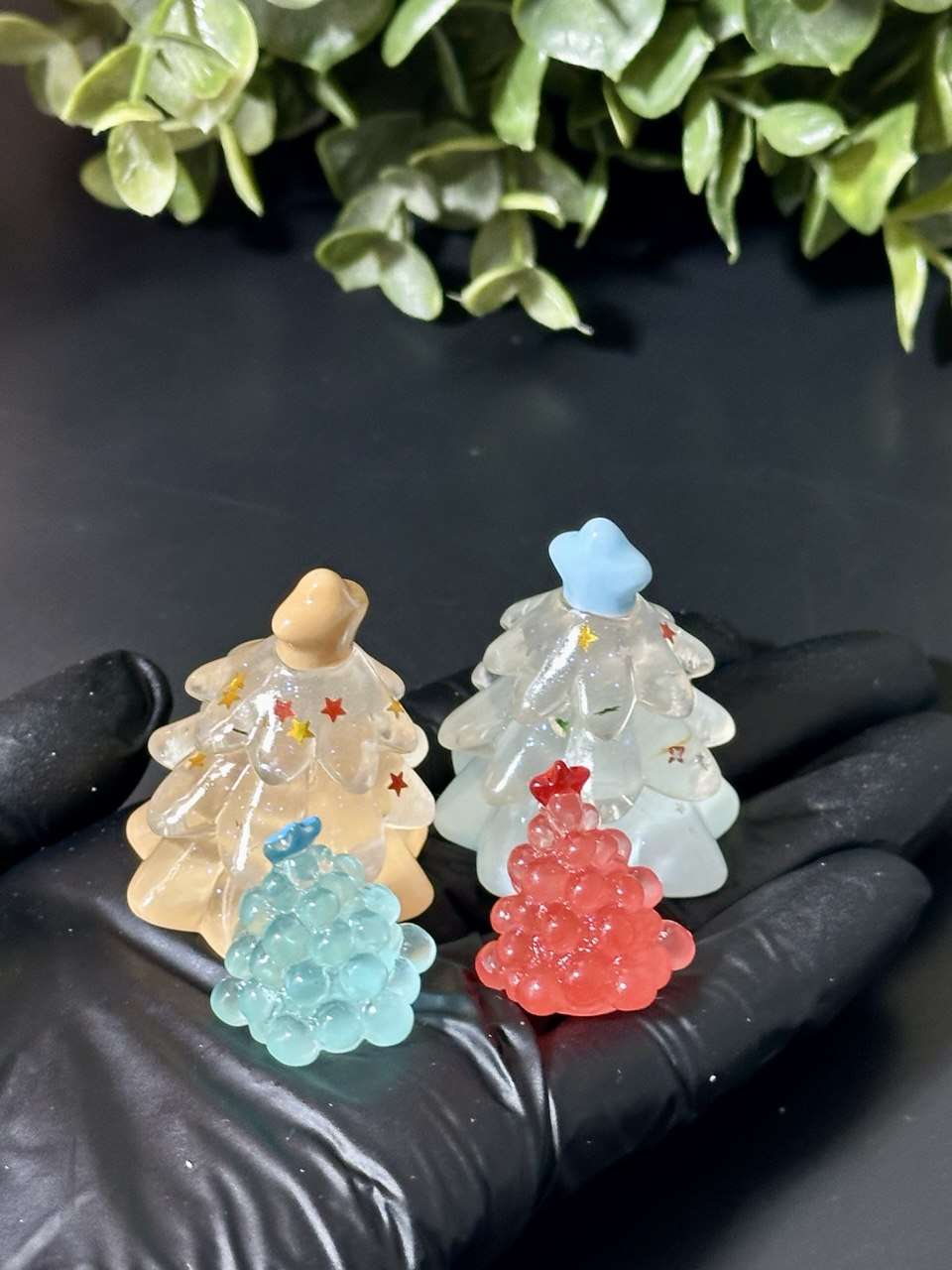 Christmas Tree Silicone Mold | 4 Mini Tree Shapes