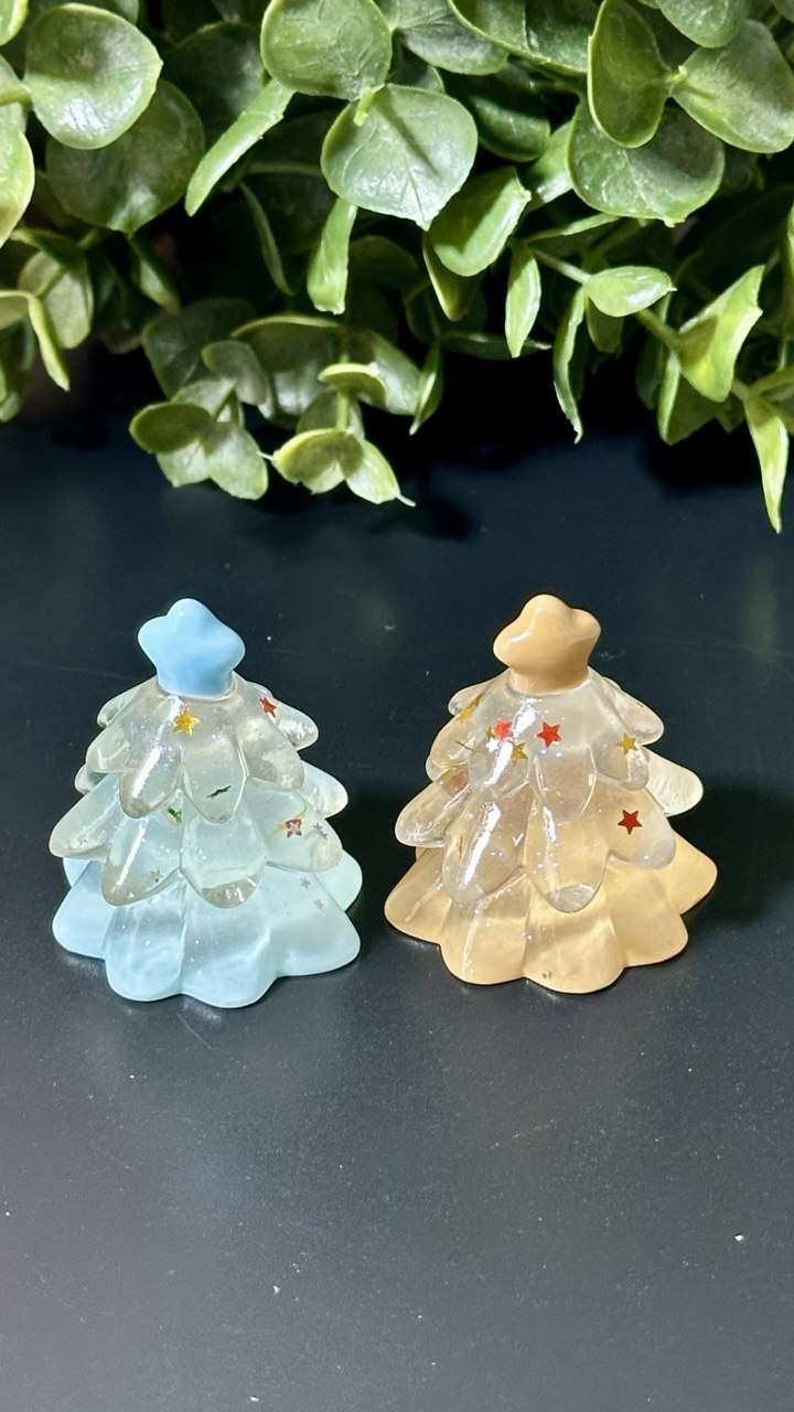 Christmas Tree Silicone Mold | 4 Mini Tree Shapes