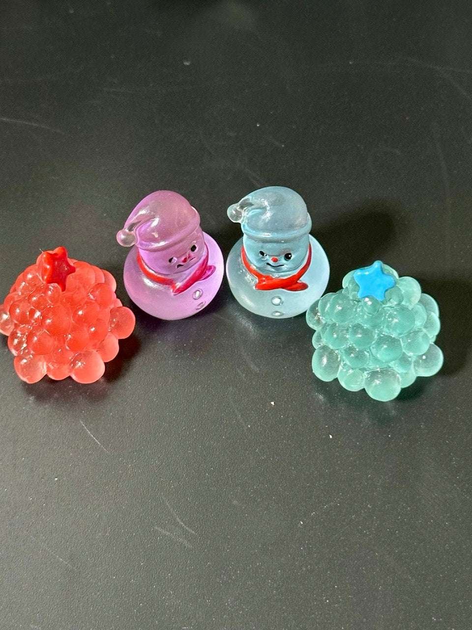 Christmas Tree | Snowman Silicone Mold | 4-Cavity Festive Mold