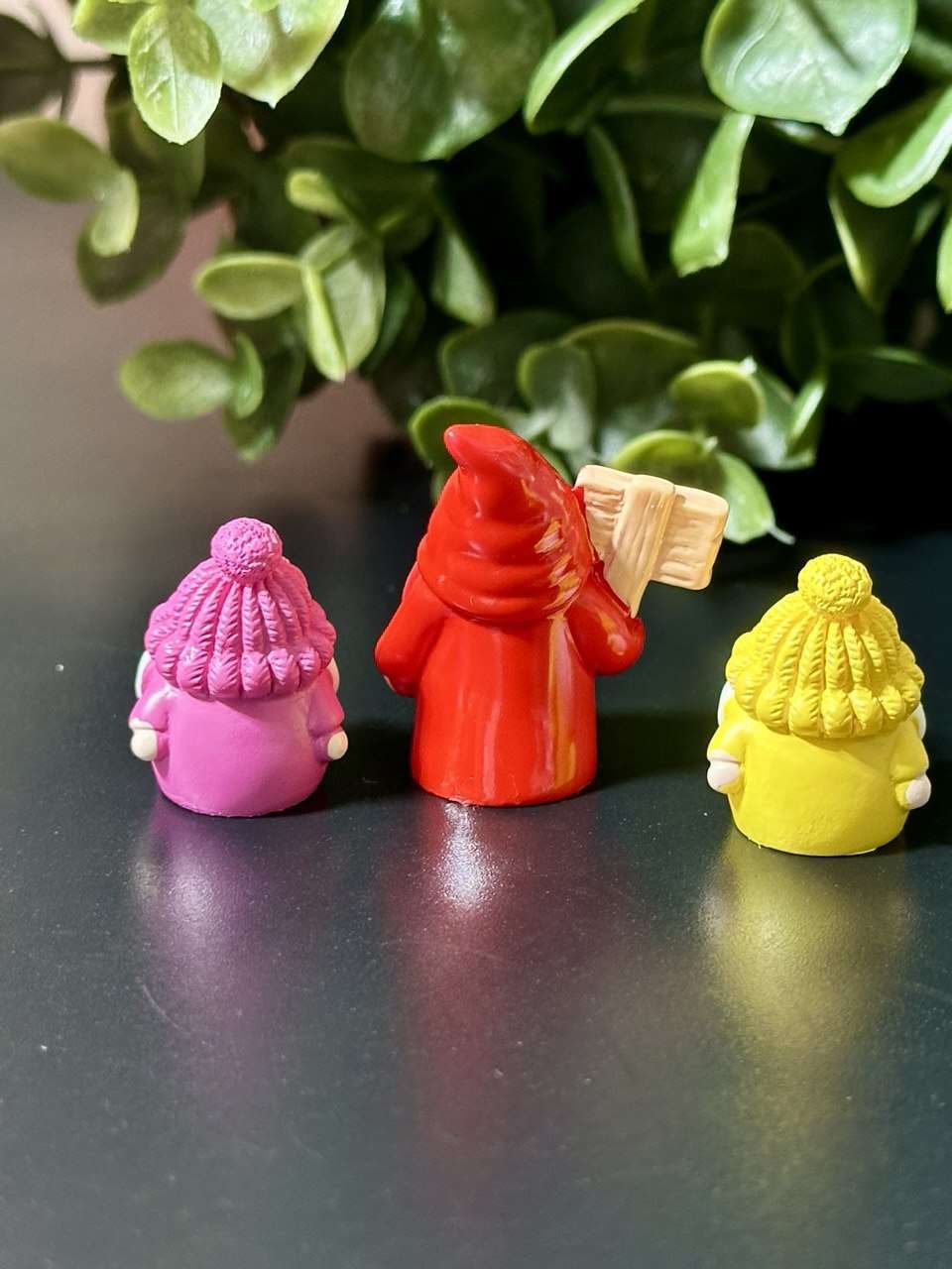 Miniature Snowy Houses Set | Christmas Village Decor