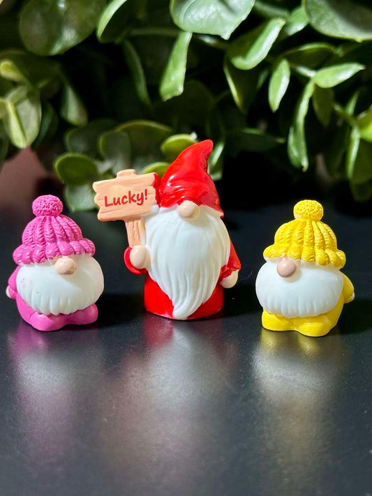 Miniature Snowy Houses Set | Christmas Village Decor