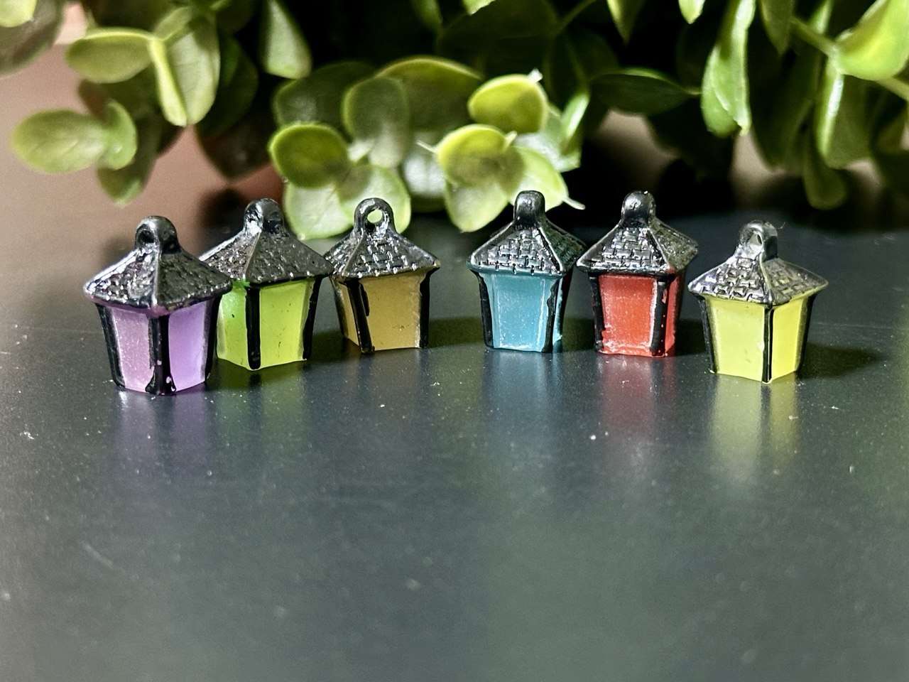 Mini Lantern Charms – Colorful Christmas Lights