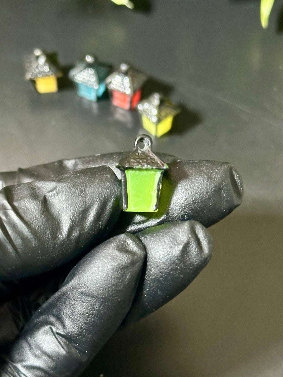 Mini Lantern Charms – Colorful Christmas Lights