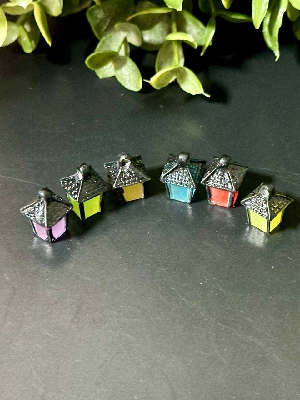 Mini Lantern Charms – Colorful Christmas Lights