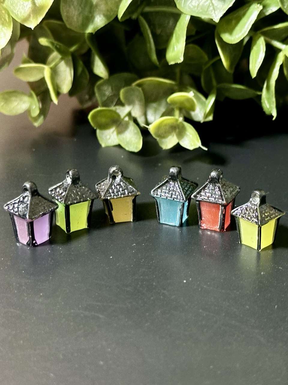Mini Lantern Charms – Colorful Christmas Lights