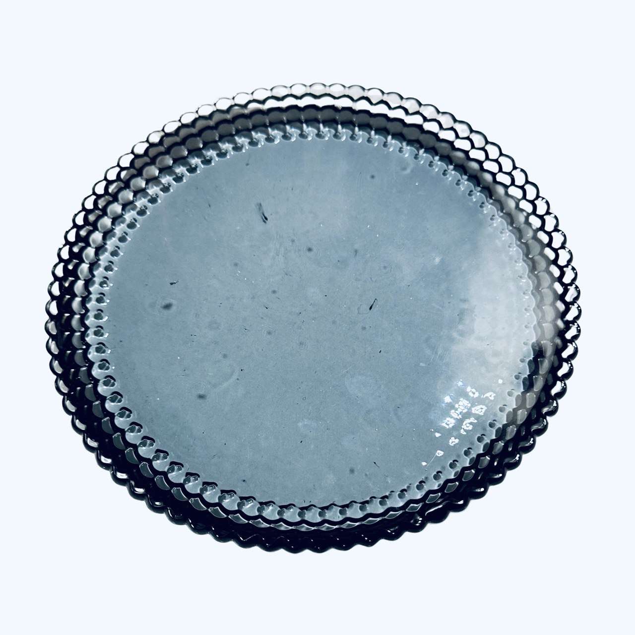 Bubble Edge Silicone Tray Mold 17.6 cm | Round Resin Coaster Mold