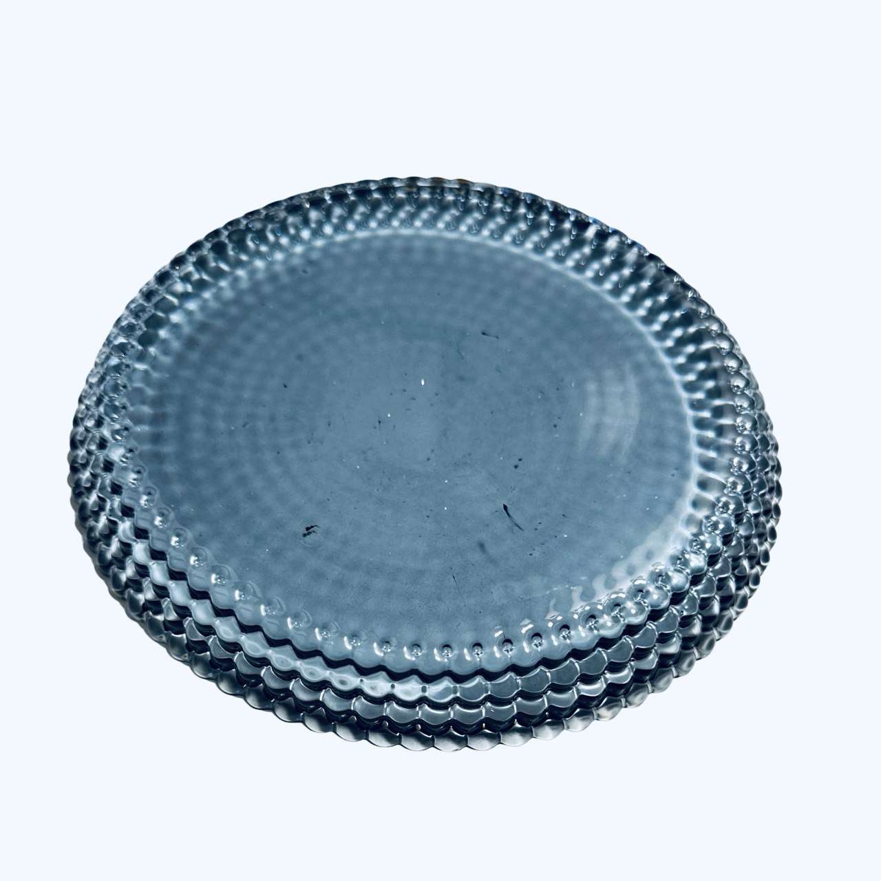 Bubble Edge Silicone Tray Mold 17.6 cm | Round Resin Coaster Mold