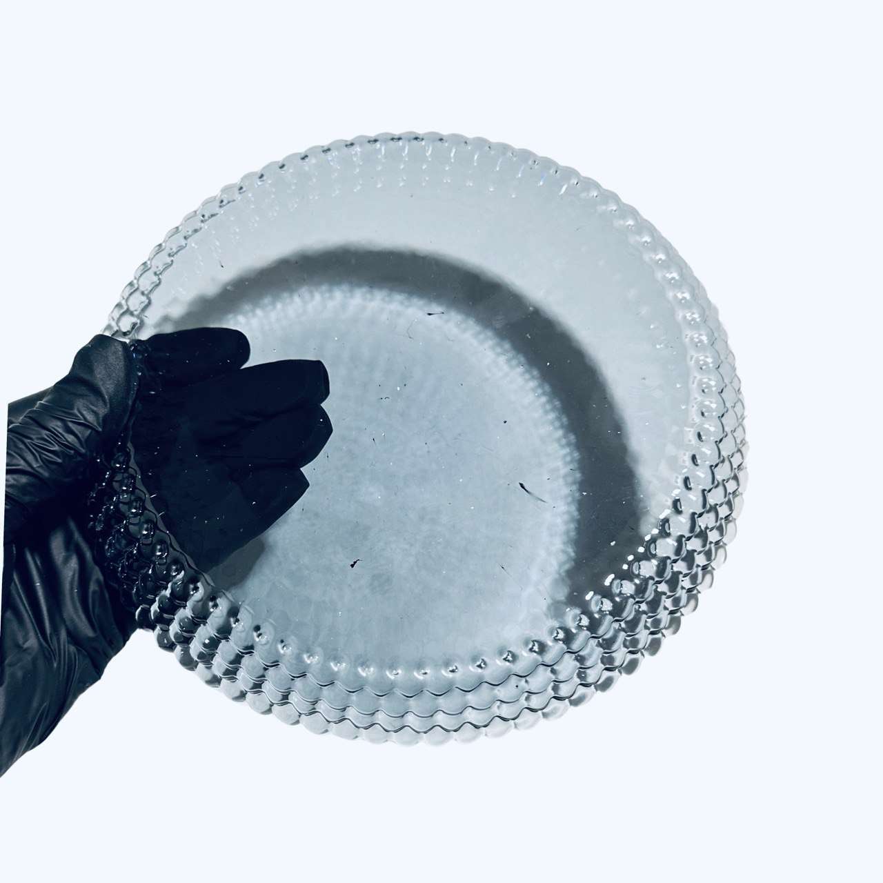 Bubble Edge Silicone Tray Mold 17.6 cm | Round Resin Coaster Mold