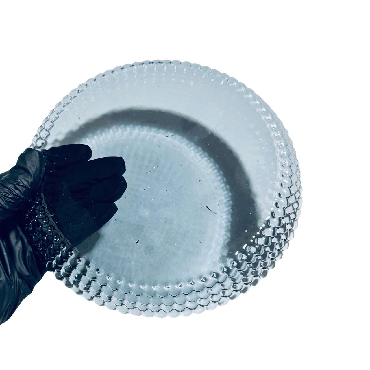 Bubble Edge Silicone Tray Mold 17.6 cm | Round Resin Coaster Mold