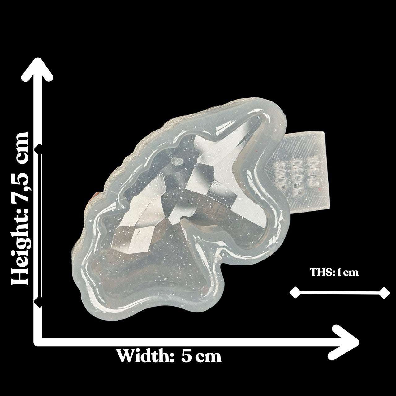 Crystal  Unicorn Head Silicone