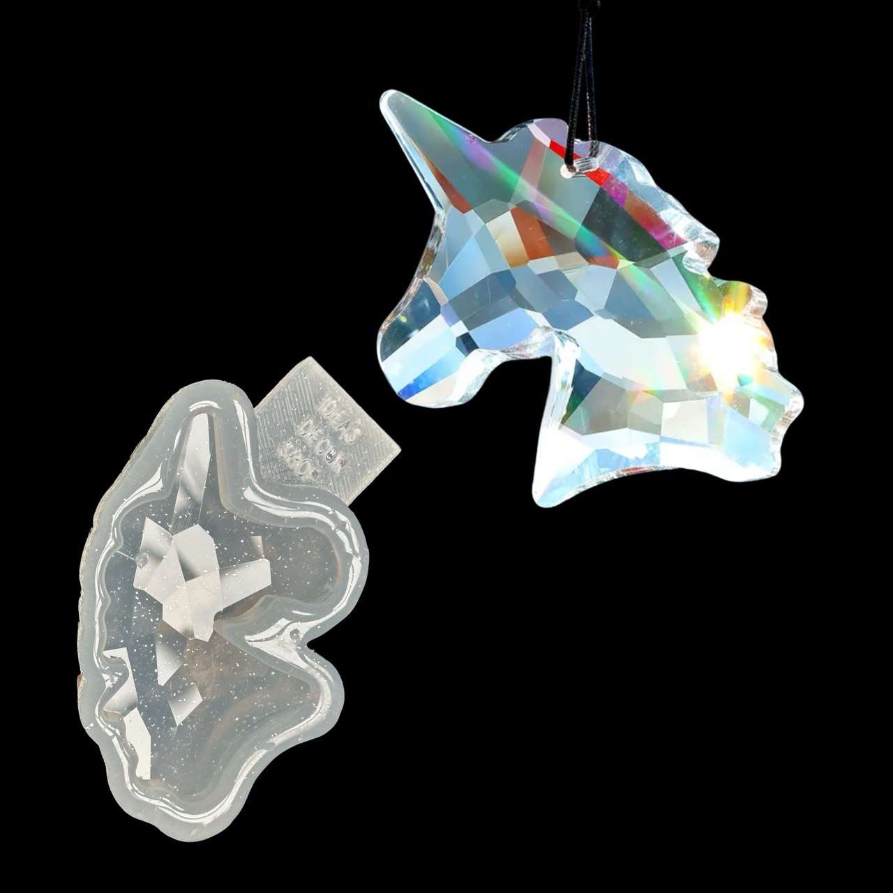 Crystal  Unicorn Head Silicone