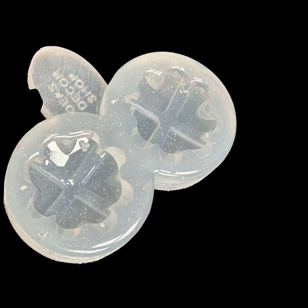 Crystal Clover Silicone Mold for Resin