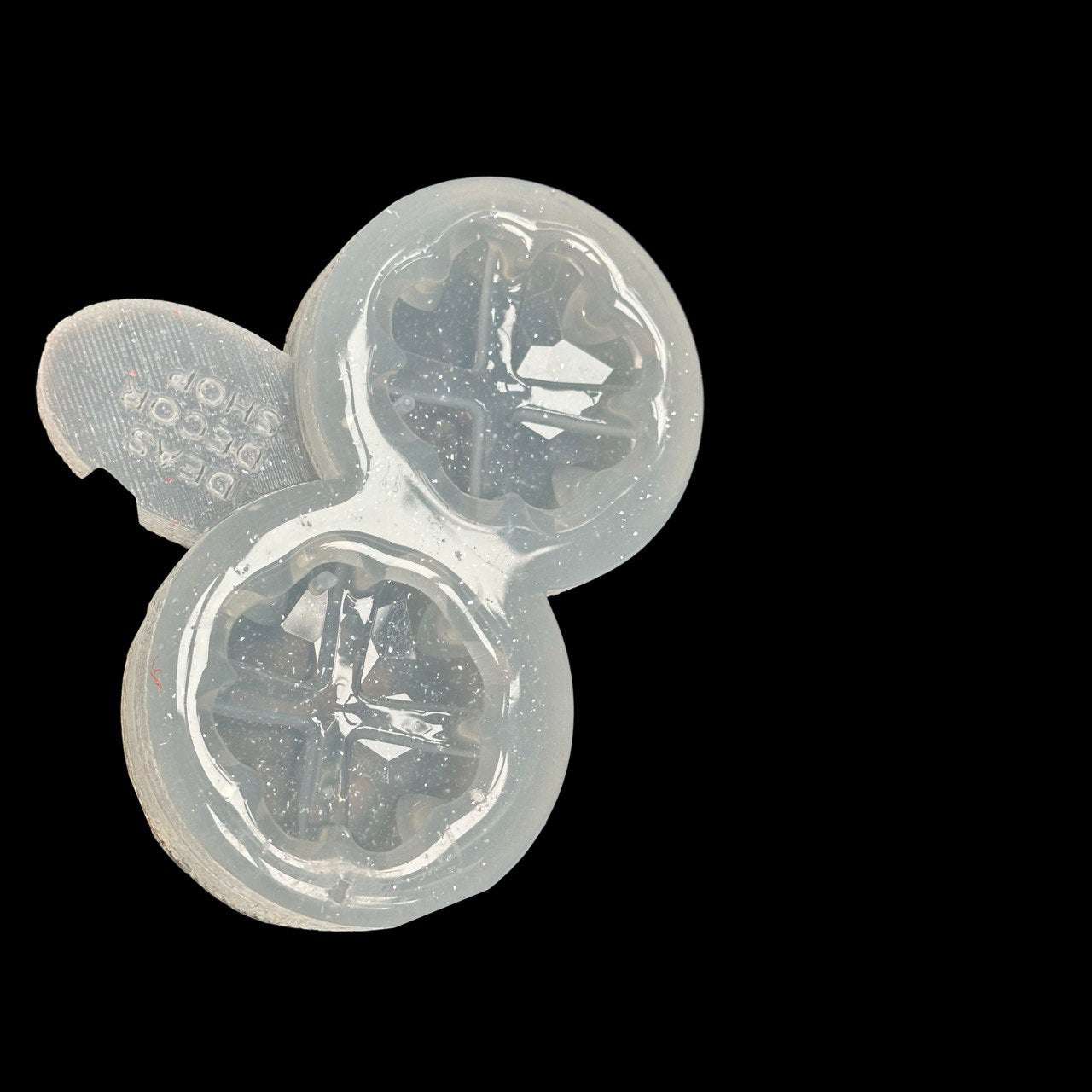 Crystal Clover Silicone Mold for Resin