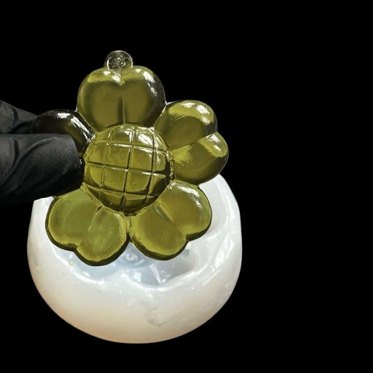 Round Flower Silicone Mold – 6 cm