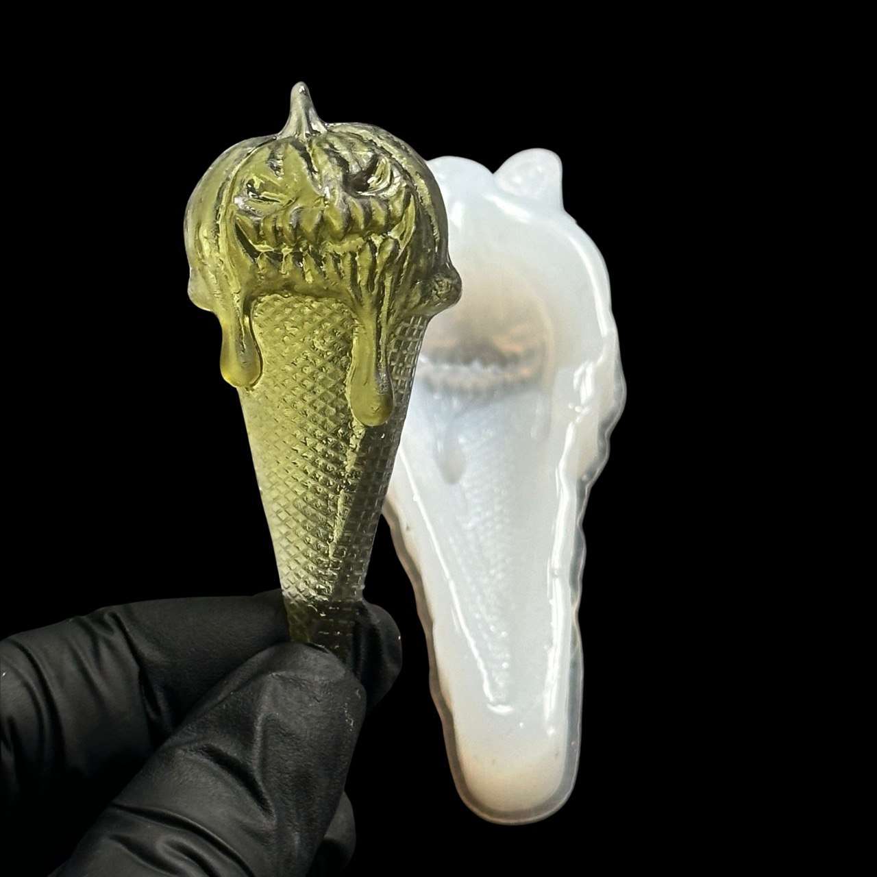 Spooky Pumpkin Ice Cream Silicone Mold