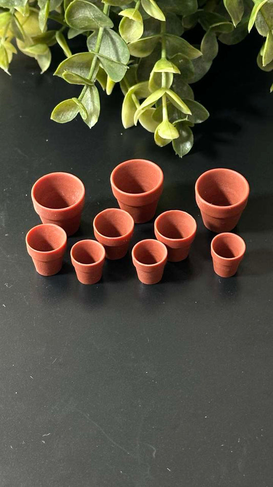 Mini Flower Pot Silicone Mold for Resin, Clay, Wax & Plaster
