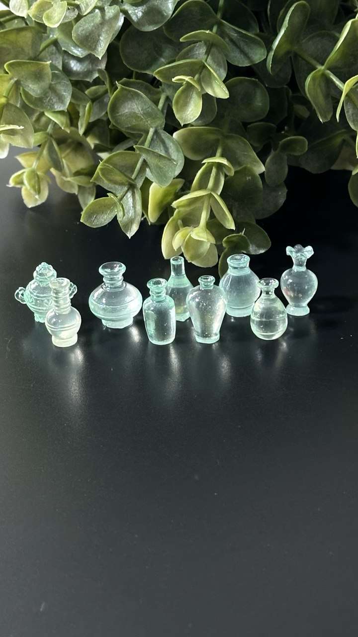 Mini Bottle Silicone Mold for Resin, Clay, Wax and Plaster