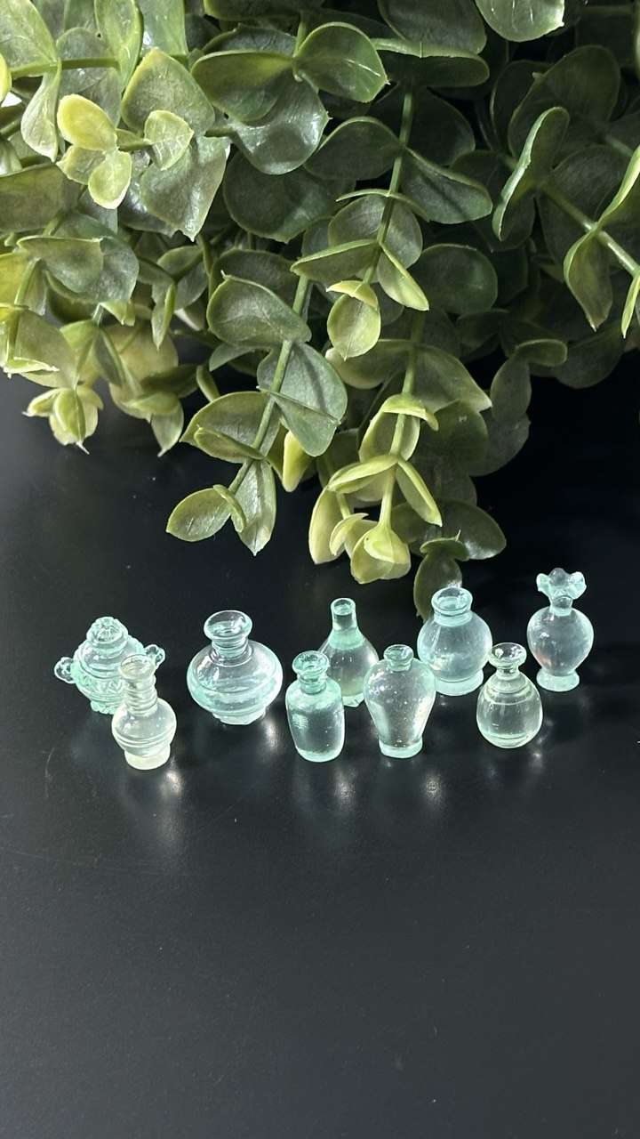 Mini Bottle Silicone Mold for Resin, Clay, Wax and Plaster