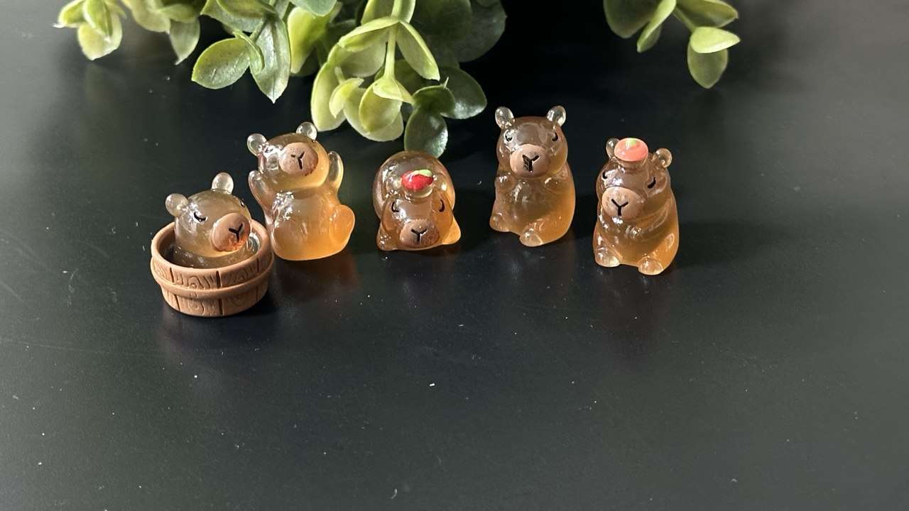 Cute Capybara Silicone Mold for Resin, Clay, Wax & Plaster