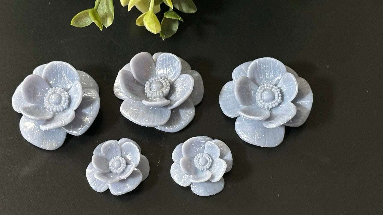 3D Flower Silicone Mold for Resin, Clay, Wax & Plaste