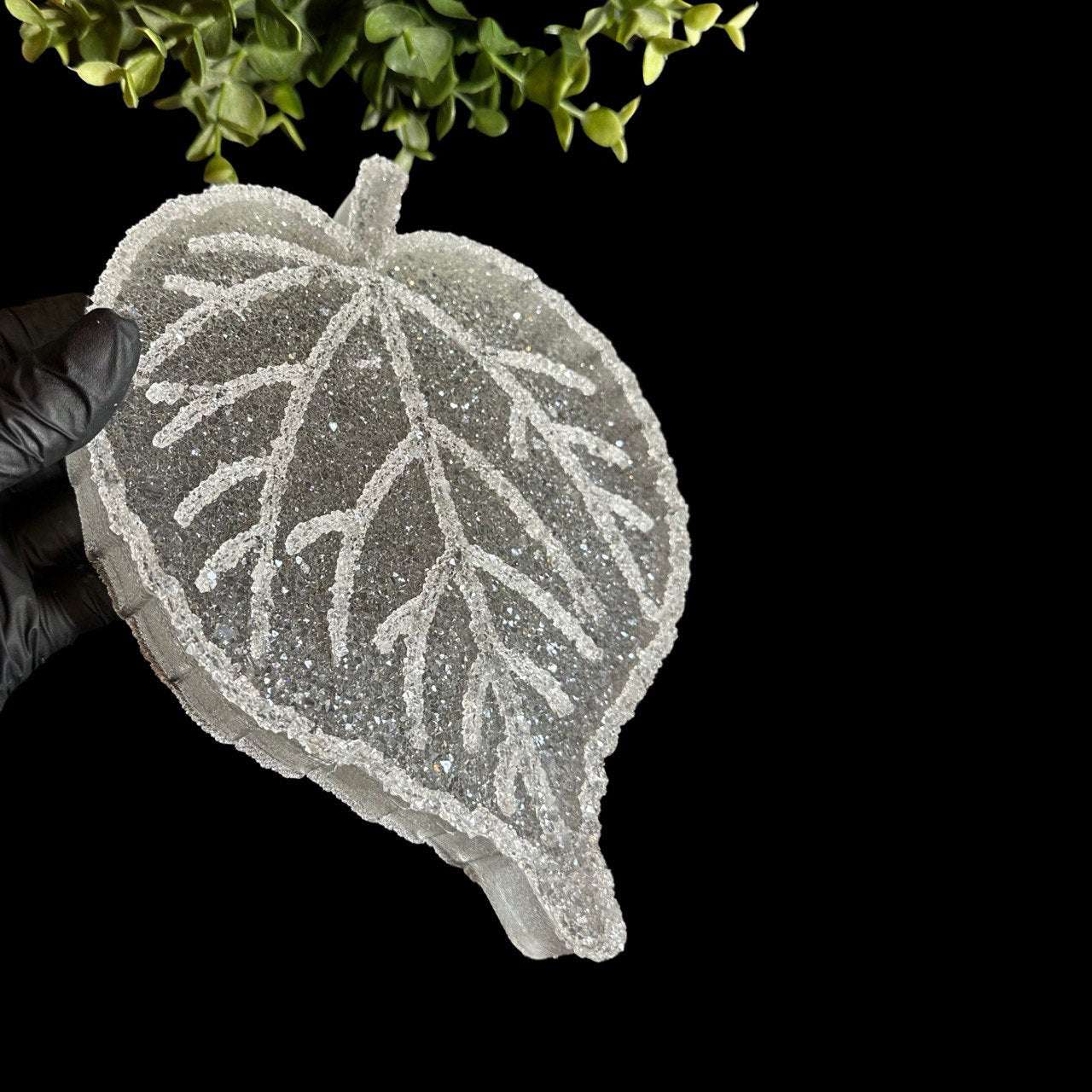 Druzy Leaf Silicone Mold for Resin, Jesmonite, Plaster