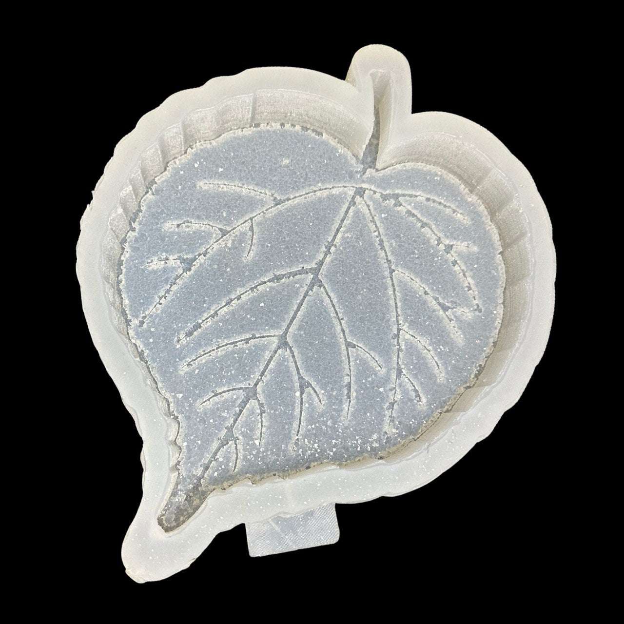 Druzy Leaf Silicone Mold for Resin, Jesmonite, Plaster