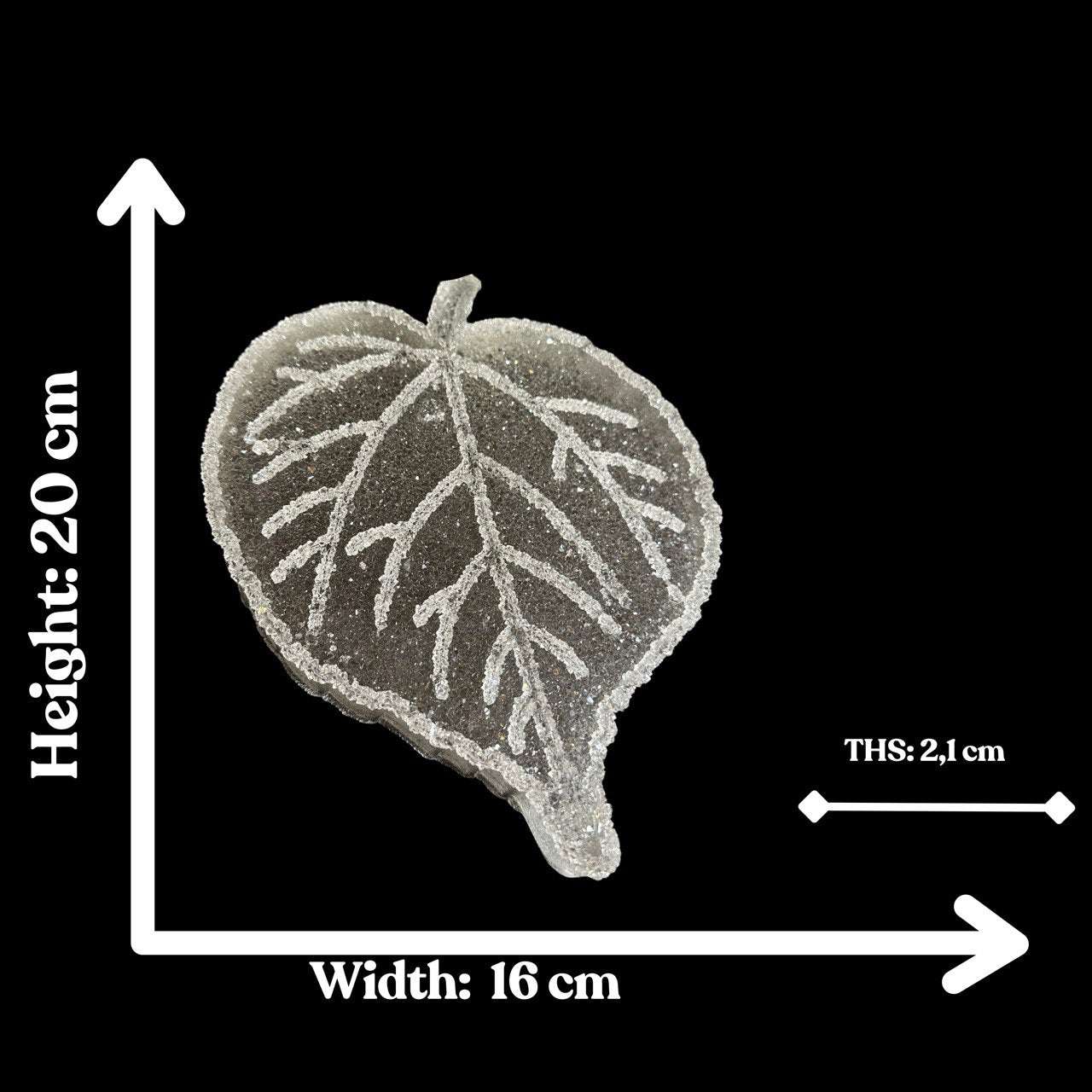 Druzy Leaf Silicone Mold for Resin, Jesmonite, Plaster