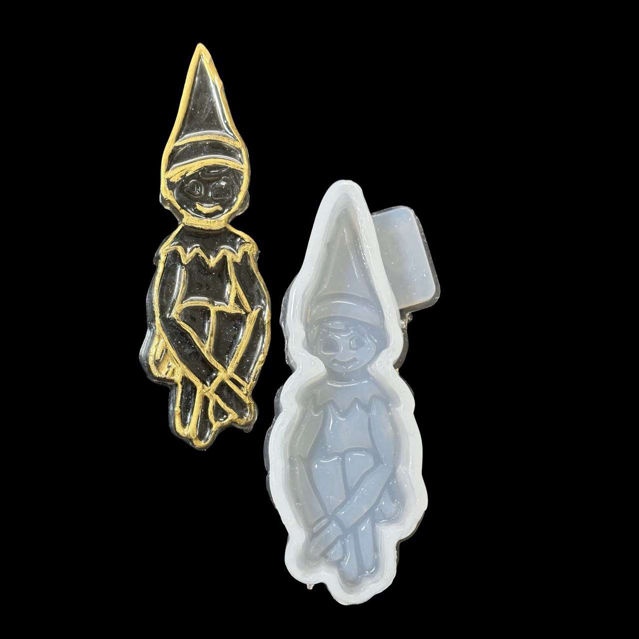 Christmas Elf Silicone Mold - Christmas Resin Mold