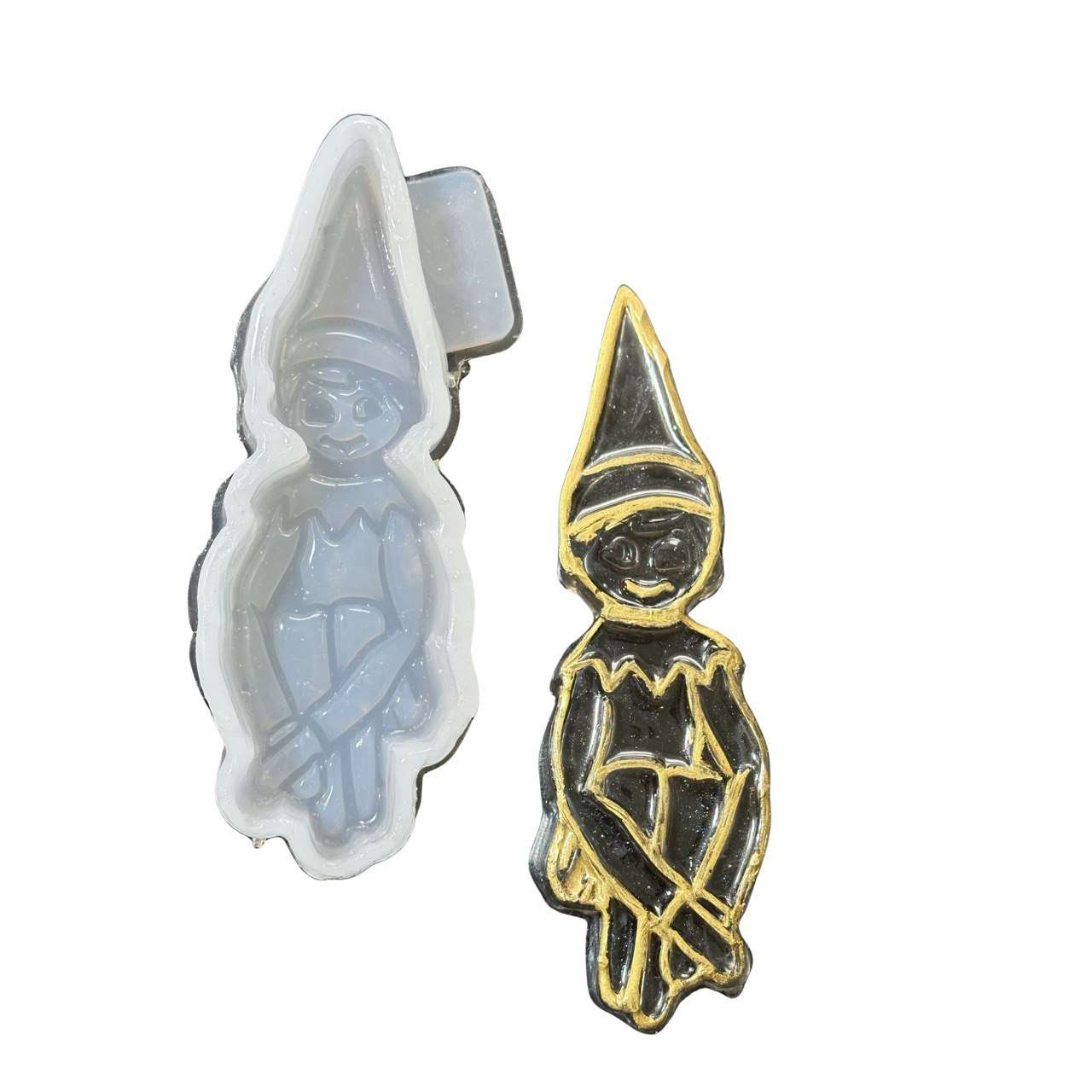 Christmas Elf Silicone Mold - Christmas Resin Mold
