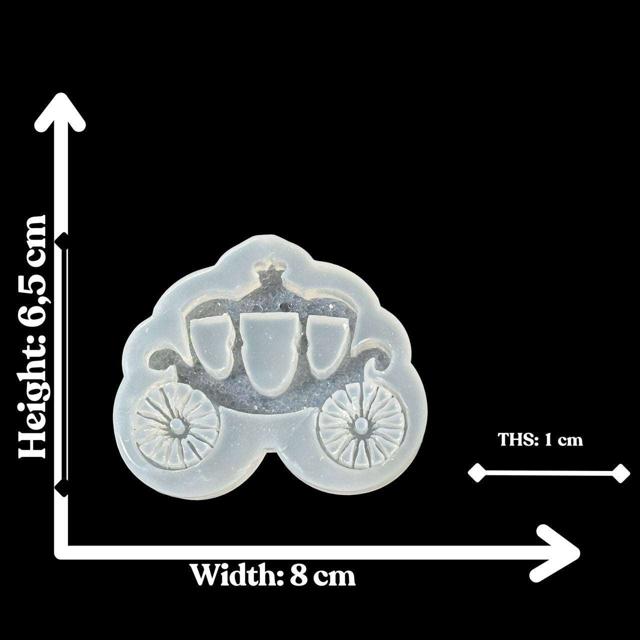 Druzy Carriage Silicone Mold