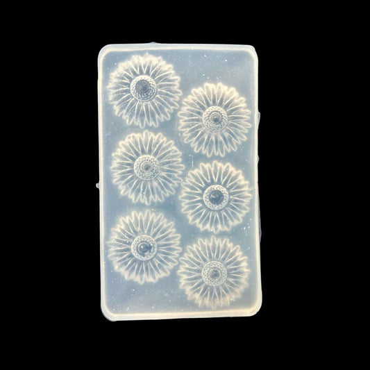 Daisy Flower Silicone Mold Set for Resin, Clay, Plaster, Wax, Soap Making