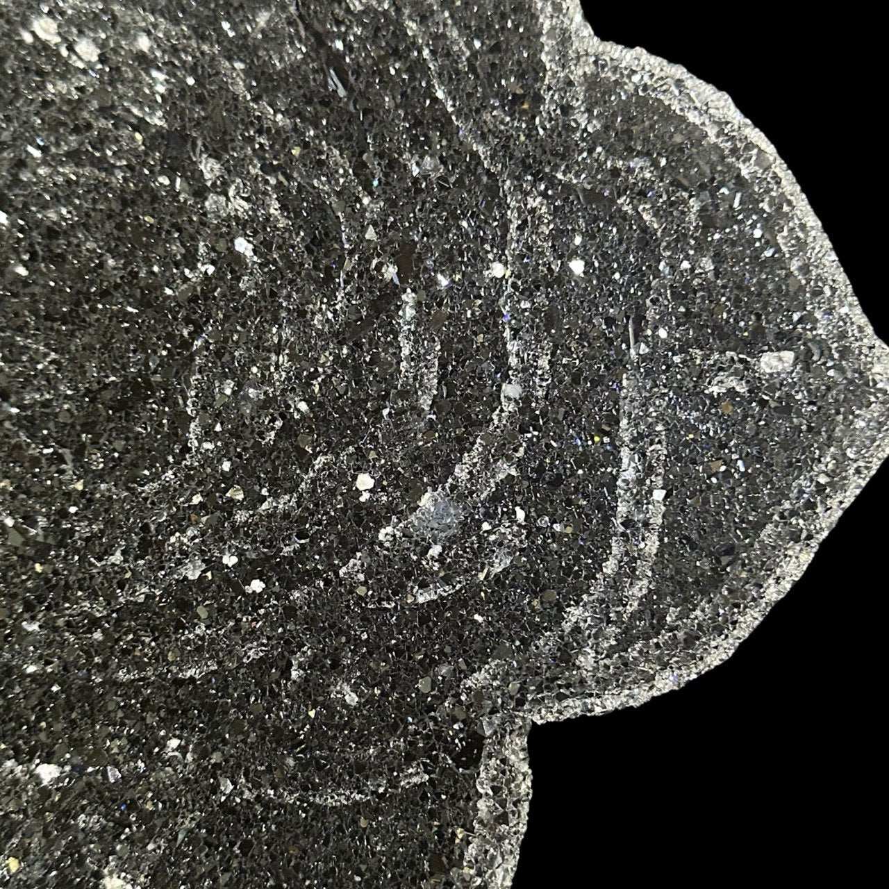 Rose Geode Tray Silicone Mold | Crystal Druzy Rose Mold