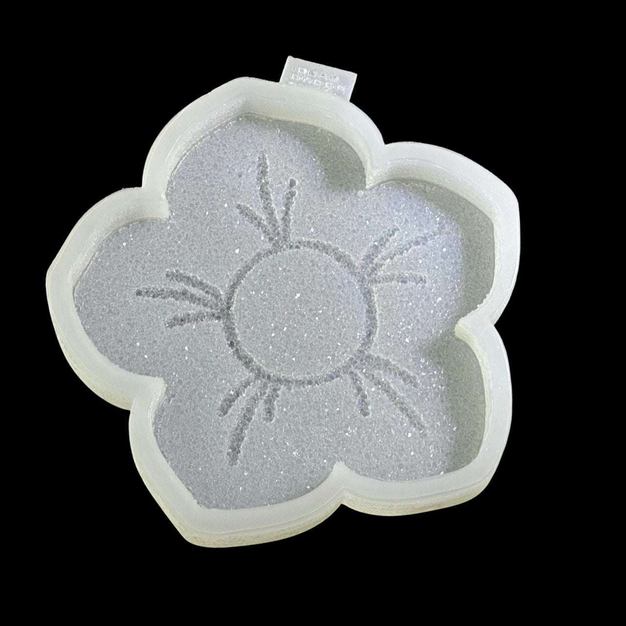 Flower Geode Tray Silicone Mold | Crystal Druzy Flower Mold