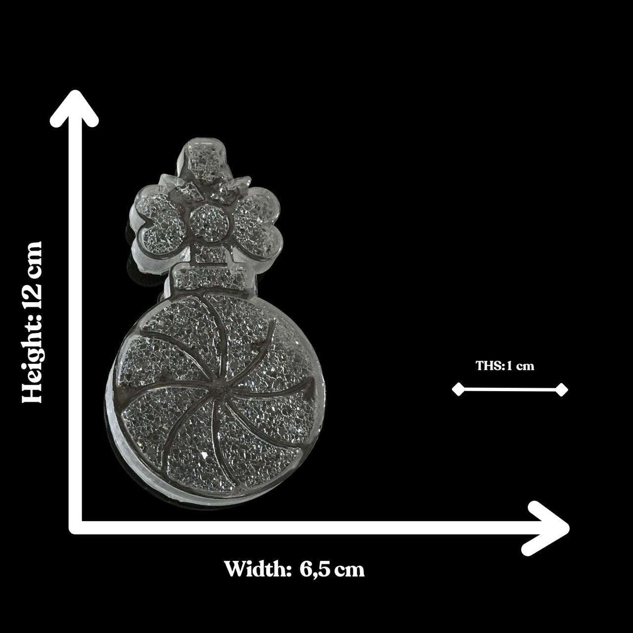 Druzy Crystal Ornament Silicone Mold