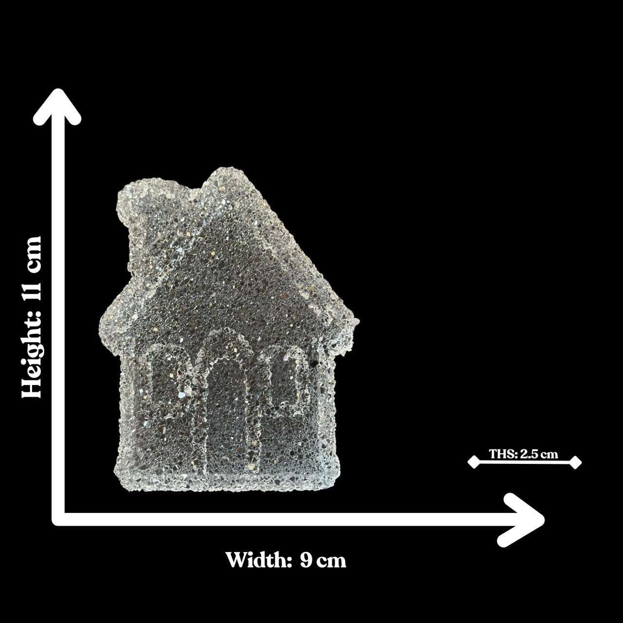 Druzy House Silicone Mold