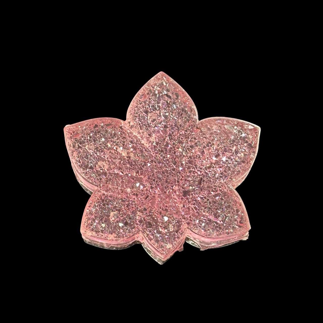 Druzy Orchid and Daisy Silicone Mold – 2 Resin Flowers