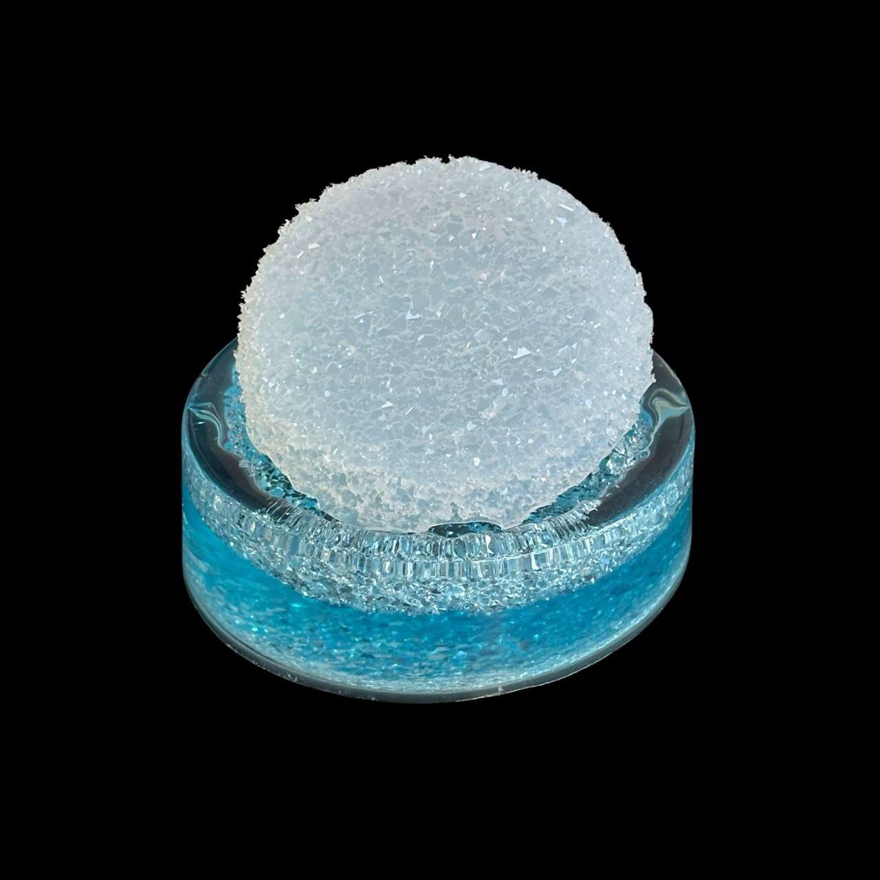 Small Round Crystal Edge Insert Silicone  Mold