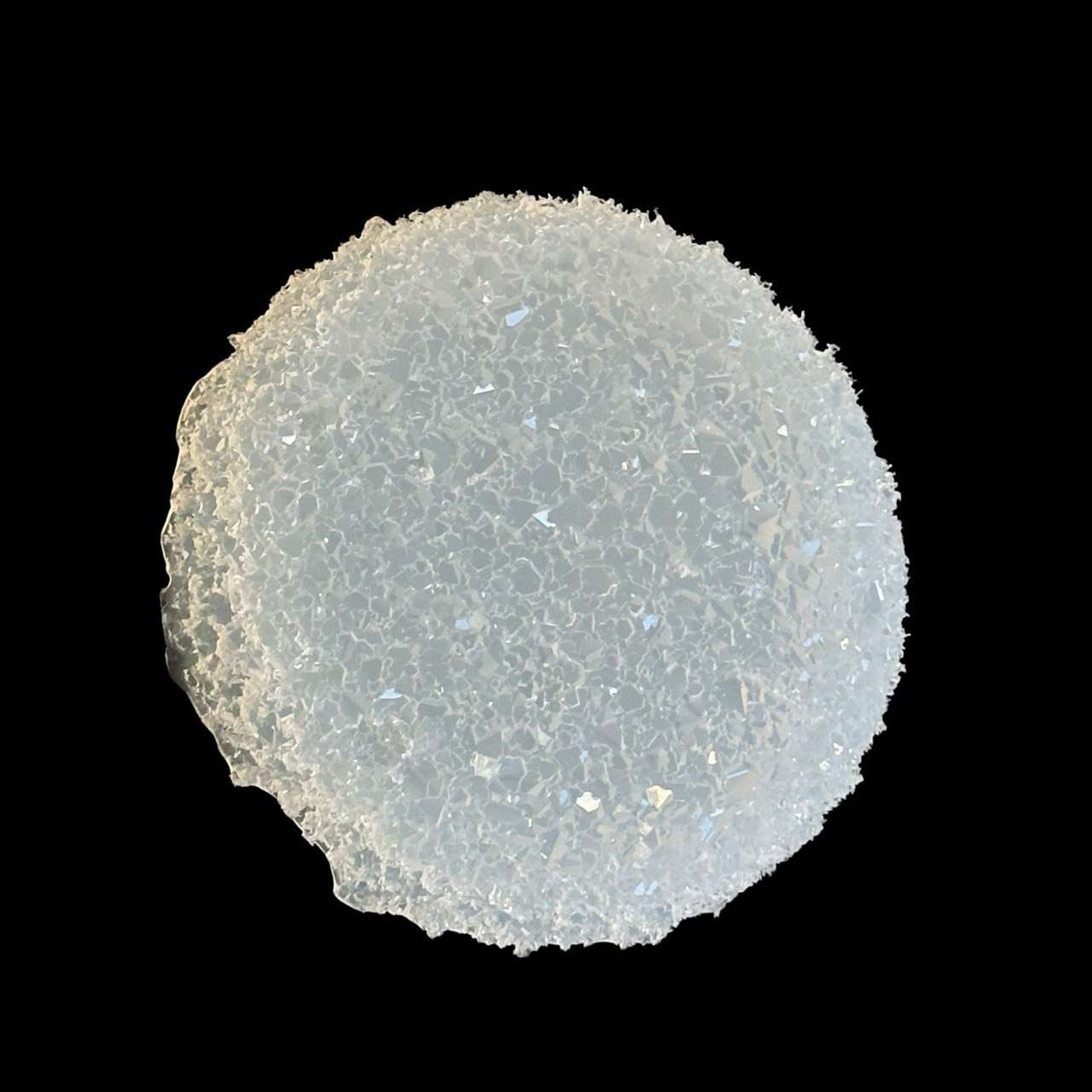 Small Round Crystal Edge Insert Silicone  Mold