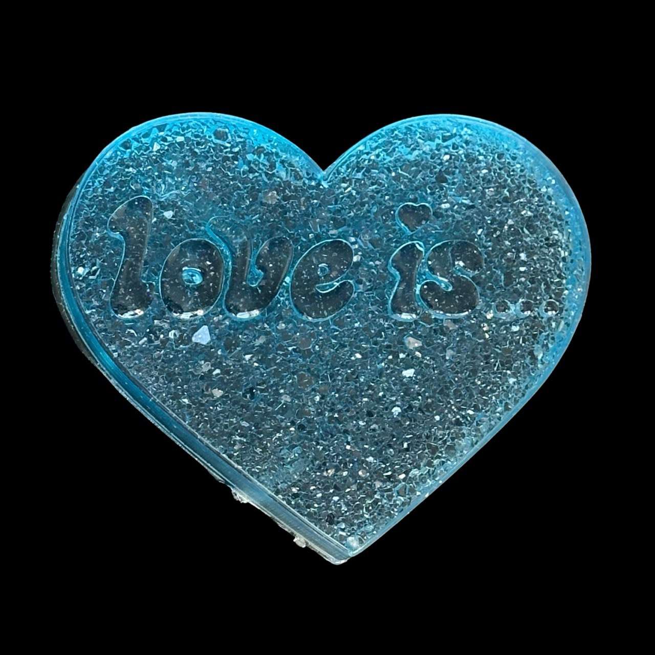 Druzy Heart Shape Resin Silicone Mold