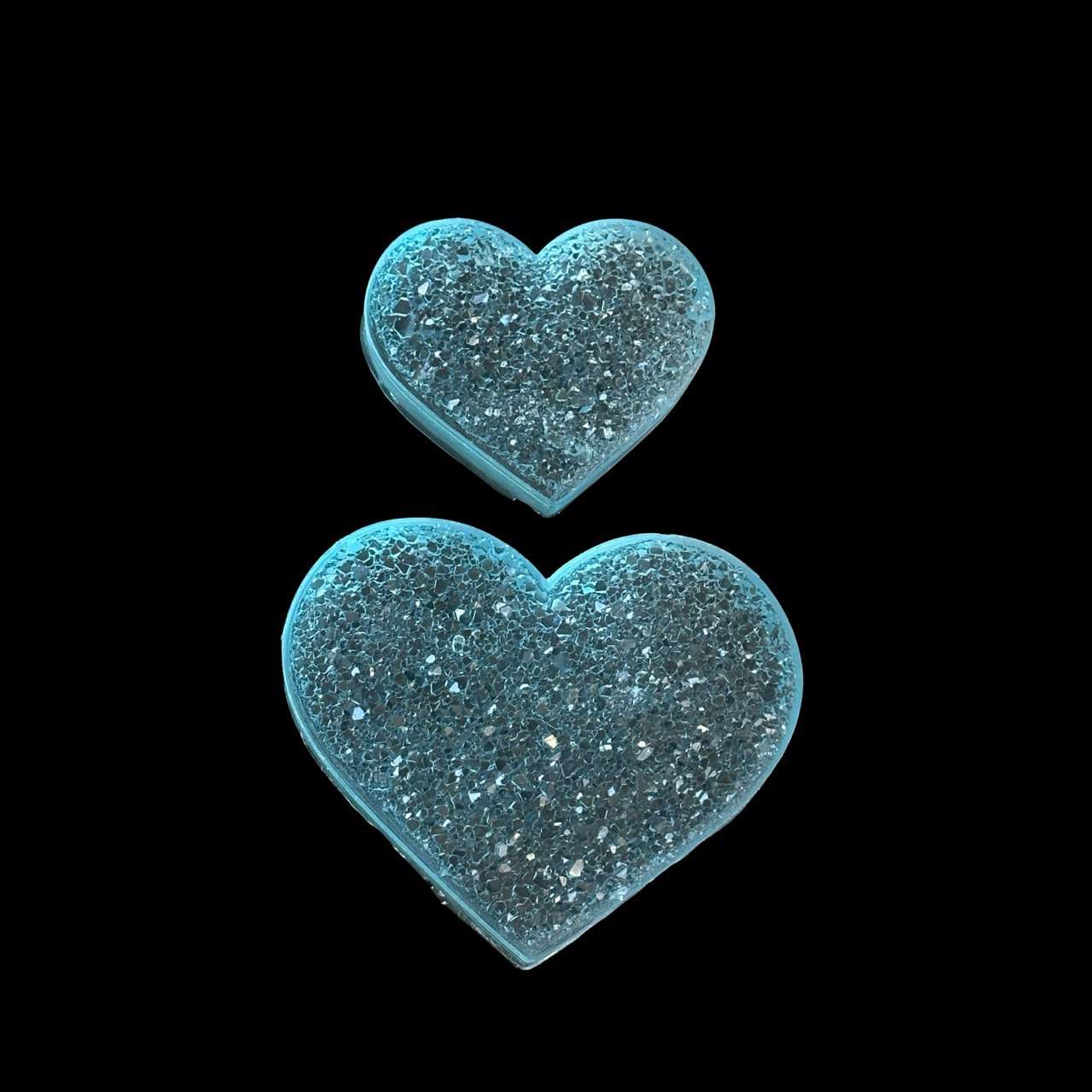 Sparkling Druzy Heart Silicone mold