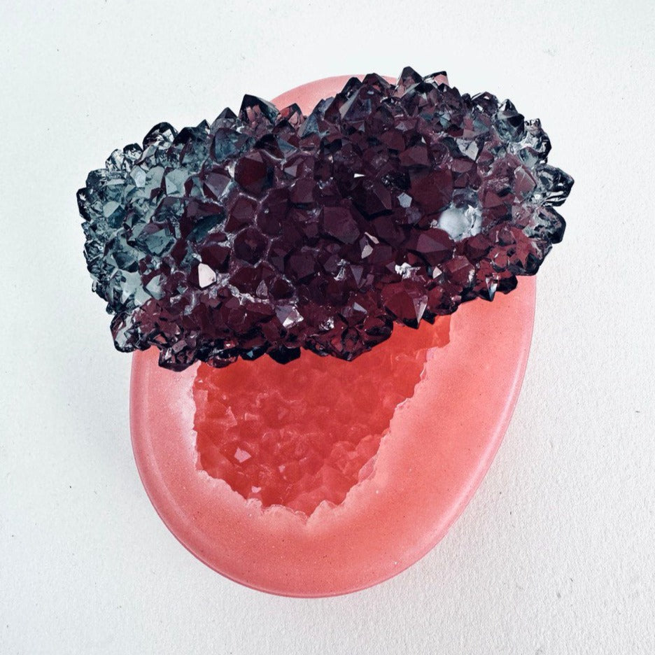 Невероятная силиконовая форма для кластера кристаллов аметиста