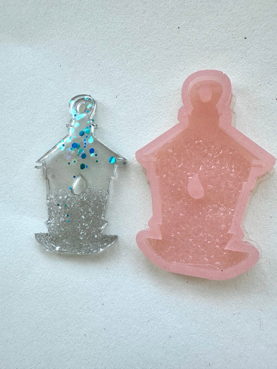 Silicone Mould - Charming Candle Christmas Druzy Ornaments