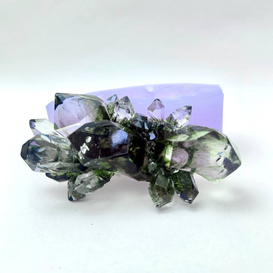 Luxuriöse Kristallharz-Silikonform für Kunstharz