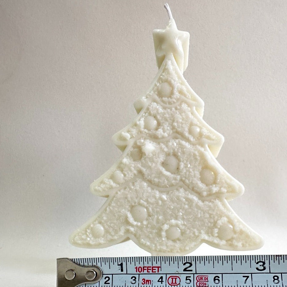 Silicone Christmas Tree Mold with Crystals - DIY Candle Making