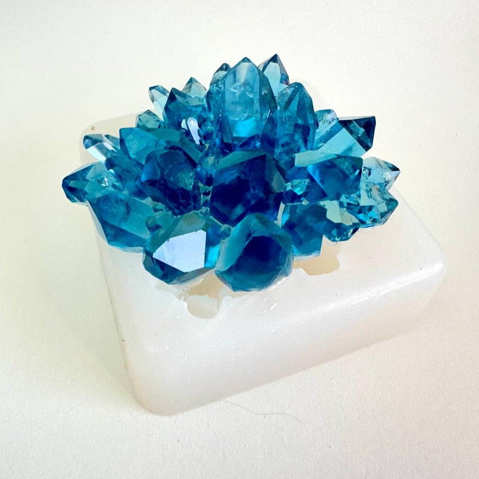 Hochwertige große Kristall-Silikonform – professionelles Cluster-Design für Kunstharz