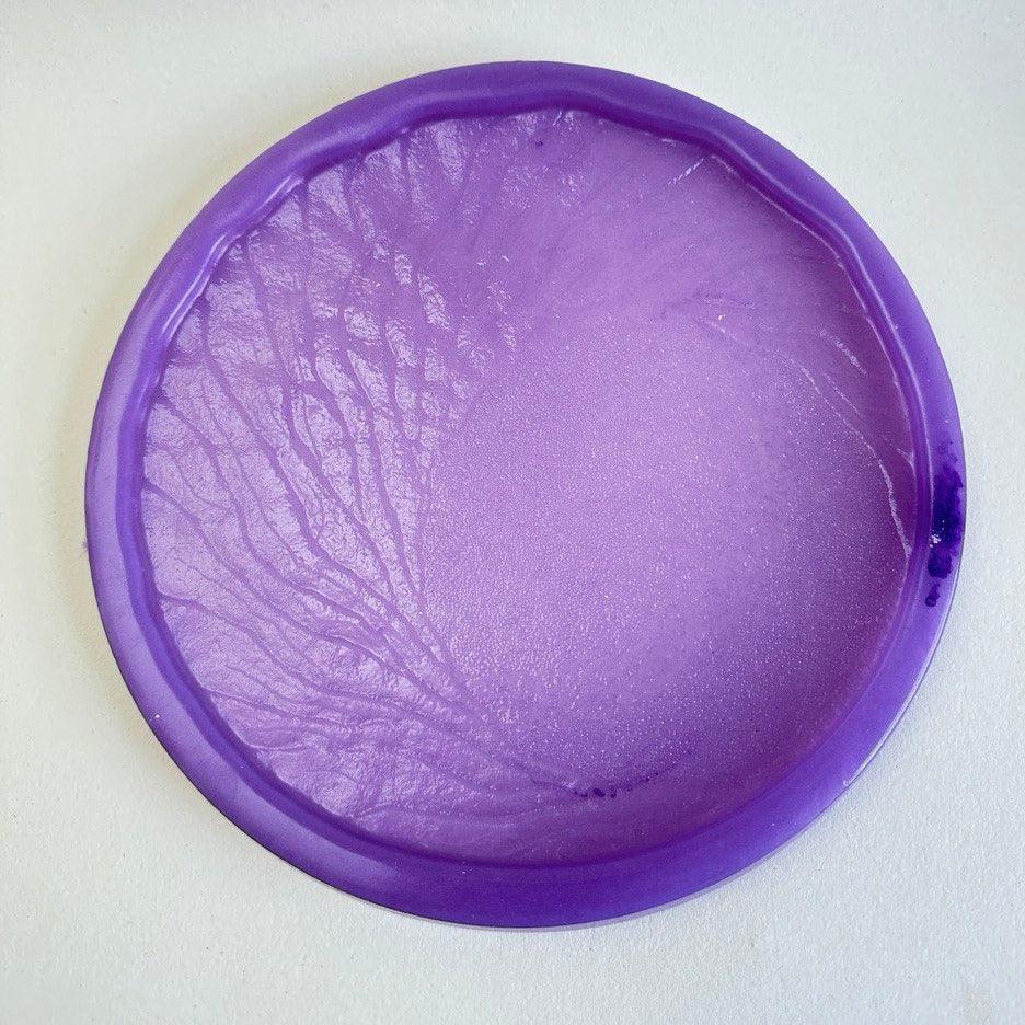 Round Abstract Resin Tray Silicone Mold - Create Unique Resin Tray Designs - Ideas Decor Shop